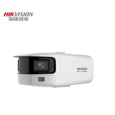 海康威视（HIKVISION）DS-2CD3T47FWDP2-LS监控摄像机  180度广角监控摄像头 4K超高清臻全彩手机远程室外安防 【POE供电400万双目】 标配